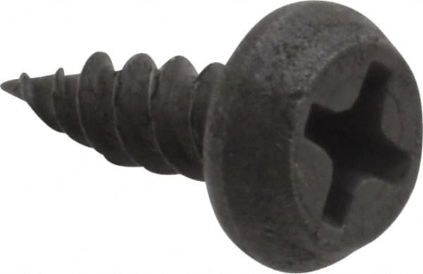 Value Collection - #6 Pan Head Phillips Sheet Metal Screw - Steel, 7/16" Length Under Head, Grade 2 - Exact Tooling