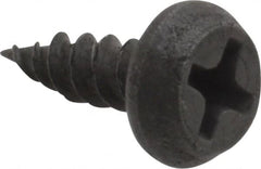 Value Collection - #6 Pan Head Phillips Sheet Metal Screw - Steel, 7/16" Length Under Head, Grade 2 - Exact Tooling