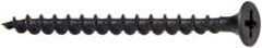Value Collection - #6, 2" OAL, Phillips Drive Bugle Head Wood Screw - Black Phosphate Finish Steel, Grade 2 - Exact Tooling