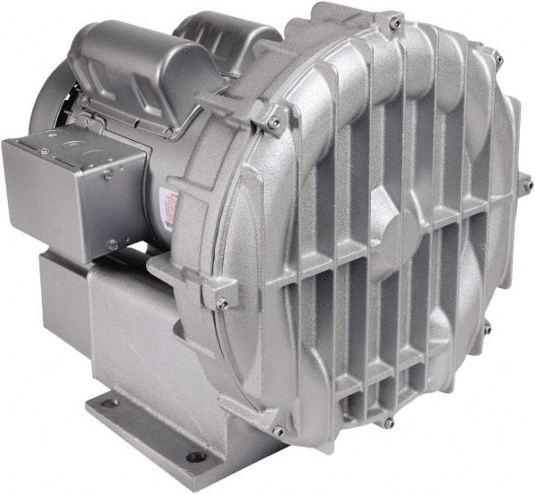 Gast - Regenerative Air Blowers Horsepower: 1-1/2 Cubic Feet per Minute: 127.00 - Exact Tooling