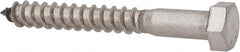 Value Collection - 3/8" Screw, 3" Length Under Head, Stainless Steel, Hex Head Lag Screw - Grade 18-8, Uncoated - Exact Tooling