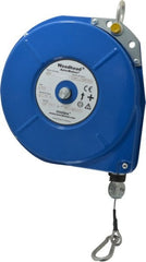 Aero-Motive - 10 Lb Load Capacity, 8' Travel Distance, Tool Balancer - Steel Cable, Steel Housing, Tension Adjustment - Exact Tooling