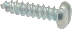 Value Collection - #2 Pan Head Slotted Sheet Metal Screw - Steel, 3/8" Length Under Head, Grade 2 - Exact Tooling