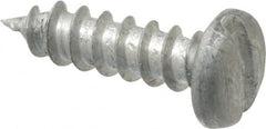 Value Collection - #6 Pan Head Slotted Sheet Metal Screw - Aluminum, 1/2" Length Under Head, ASME B18.6.4 - Exact Tooling
