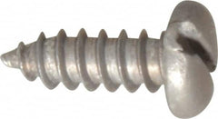 Value Collection - #8 Pan Head Slotted Sheet Metal Screw - Aluminum, 1/2" Length Under Head, ASME B18.6.4 - Exact Tooling