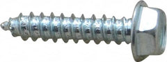 Value Collection - #8 Hex Washer Head Sheet Metal Screw - Steel, 3/4" Length Under Head, Grade 2 - Exact Tooling