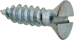 Value Collection - #8 Flat Head Slotted Sheet Metal Screw - Steel, 5/8" OAL, Grade 2 - Exact Tooling