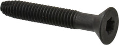 Value Collection - 2" OAL Flat Head T40 Torx Drive Flooring Screw - 5/16-18 UNC, Point Type F, Grade 2 Steel, Black Phosphate Finish - Exact Tooling