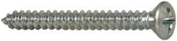 Value Collection - #6 Oval Head Phillips Sheet Metal Screw - Steel, 1-1/4" OAL, AISI 1016, ANSI/ASME B18.6.4, ASME B18.6.3 & SAE J933, Grade 1016-1024 - Exact Tooling