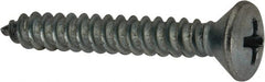 Value Collection - #10 Oval Head Phillips Sheet Metal Screw - Steel, 1-1/4" OAL, AISI 1016, ANSI/ASME B18.6.4, ASME B18.6.3 & SAE J933, Grade 1016-1024 - Exact Tooling