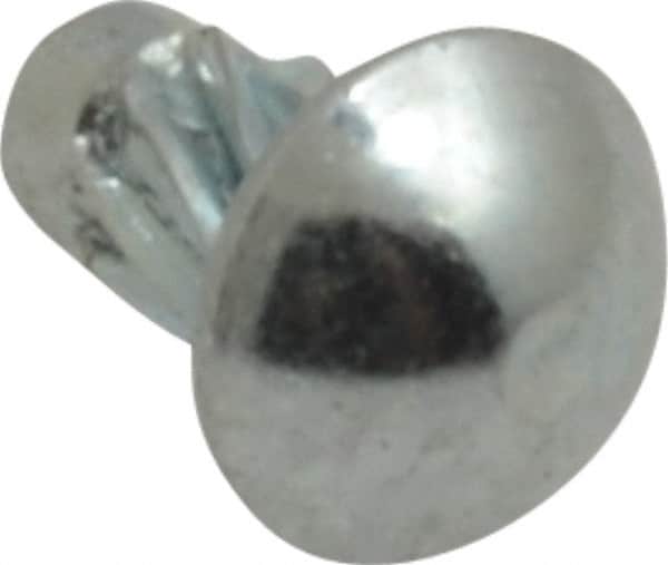 Value Collection - #4 Round Head Sheet Metal Screw - Steel, 3/16" Length Under Head, AISI 1016, ASME B18.6.3 & ASME B18.6.4, Grade 1016-1024 - Exact Tooling