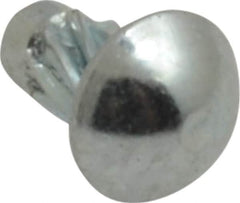 Value Collection - #4 Round Head Sheet Metal Screw - Steel, 3/16" Length Under Head, AISI 1016, ASME B18.6.3 & ASME B18.6.4, Grade 1016-1024 - Exact Tooling