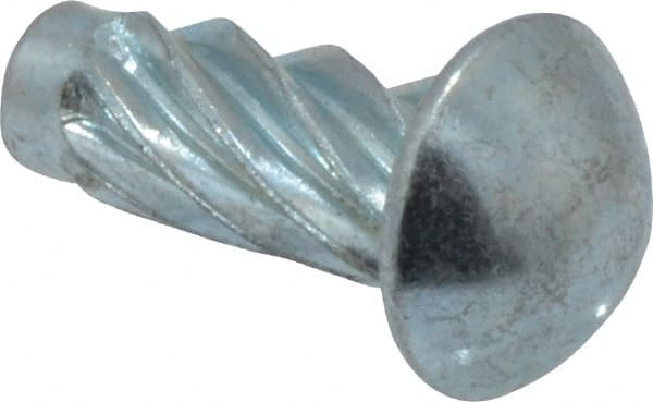 Value Collection - #6 Round Head Sheet Metal Screw - Steel, 3/8" Length Under Head, AISI 1016, ASME B18.6.3 & ASME B18.6.4, Grade 1016-1024 - Exact Tooling