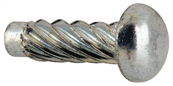 Value Collection - #7 Round Head Sheet Metal Screw - Steel, 1/2" Length Under Head, Grade 2 - Exact Tooling