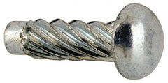 Value Collection - #7 Round Head Sheet Metal Screw - Steel, 1/2" Length Under Head, Grade 2 - Exact Tooling