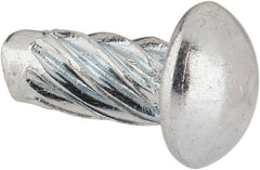 Value Collection - #8 Round Head Sheet Metal Screw - Steel, 3/8" Length Under Head, AISI 1016, ASME B18.6.3 & ASME B18.6.4, Grade 1016-1024 - Exact Tooling