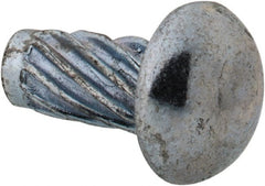 Value Collection - #10 Round Head Sheet Metal Screw - Steel, 3/8" Length Under Head, AISI 1016, ASME B18.6.3 & ASME B18.6.4, Grade 1016-1024 - Exact Tooling