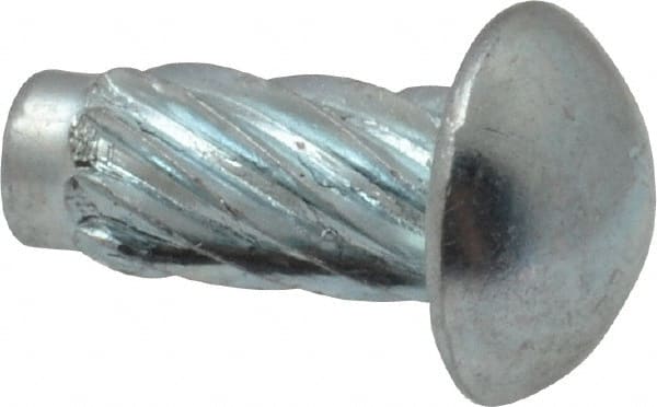 Value Collection - #12 Round Head Sheet Metal Screw - Steel, 1/2" Length Under Head, Grade 2 - Exact Tooling