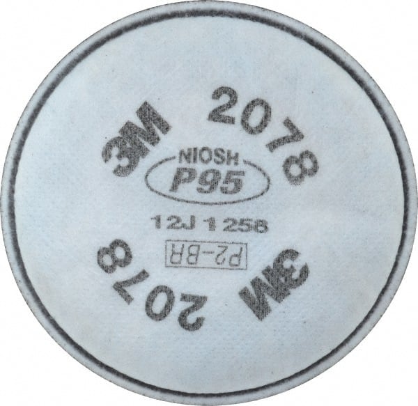 3M - Light Blue P95 Filter - Series 2000, Protects Against Acid Gas, Organic Vapor - Exact Tooling