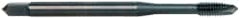 OSG - M4x0.70 Metric Coarse, 3 Flute, Oxide Finish, Vanadium High Speed Steel Spiral Point Tap - Plug Chamfer, Right Hand Thread, 63mm OAL, 3/4" Thread Length, 0.168" Shank Diam, 6H Class of Fit, Series 259 - Exact Tooling