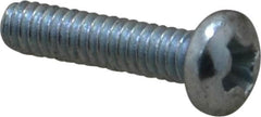 Value Collection - #2-56 UNC, 3/8" Length Under Head Phillips Drive Machine Screw - Pan Head, Grade J82 Steel, Zinc-Plated Finish, Without Washer - Exact Tooling