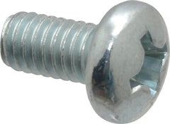 Value Collection - 5/16-18 UNC, 5/8" Length Under Head Phillips Drive Machine Screw - Pan Head, Grade 2 Steel, Zinc-Plated Finish, Without Washer - Exact Tooling