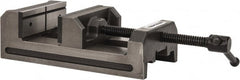 Palmgren - 6" Jaw Opening Capacity x 2" Throat Depth, Horizontal Drill Press Vise - 6" Wide Jaw, Stationary Base, Standard Speed, 11-15/16" OAL x 3-1/2" Overall Height - Exact Tooling