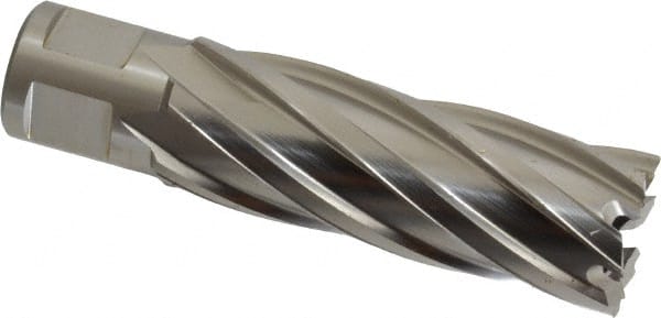 Hougen - 0.8661" Cutter Diam x 50mm Deep High Speed Steel Annular Cutter - Exact Tooling