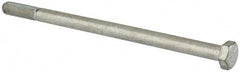 Made in USA - 5/16-24 UNF, 5-1/2" Length Under Head Hex Head Cap Screw - Partially Threaded, Grade 5 Steel, Zinc-Plated Finish, 7/16" Hex - Exact Tooling