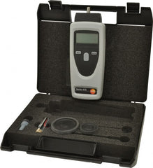 Value Collection - Accurate up to 0.02%, 1 RPM Resolution, Contact and Noncontact Tachometer - 1 to 99,999 RPM Measurement - Exact Tooling