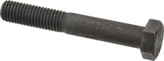 Value Collection - M12x1.75mm Metric Coarse, 80mm Length Under Head Hex Head Cap Screw - Partially Threaded, Grade 10.9 Steel, Black Oxide Finish, 19mm Hex - Exact Tooling