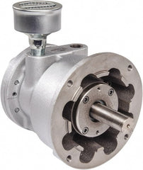 Gast - 5-1/4 hp Reversible Flange Air Actuated Motor - 0:00 Gear Ratio, 2,500 Max RPM, 2.13" Shaft Length, 7/8" Shaft Diam - Exact Tooling