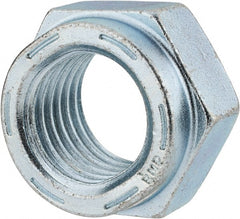 Value Collection - 1-1/4 - 7 UNC Grade C Hex Lock Nut with Distorted Thread - 1-7/8" Width Across Flats, 1-3/32" High, Cadmium Clear-Plated Finish - Exact Tooling