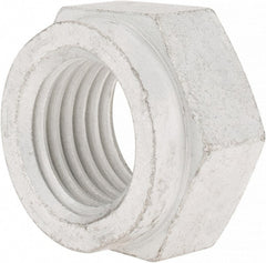 Value Collection - 1-1/2 - 6 UNC Grade C Hex Lock Nut with Distorted Thread - 2-1/4" Width Across Flats, 1-5/16" High, Cadmium Clear-Plated Finish - Exact Tooling