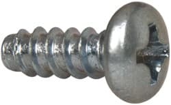 Value Collection - #6 Pan Head Phillips Sheet Metal Screw - Steel, 3/8" Length Under Head, Grade 2 - Exact Tooling