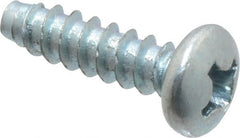 Value Collection - #6 Pan Head Phillips Sheet Metal Screw - Steel, 1/2" Length Under Head, Grade 2 - Exact Tooling