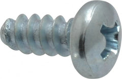 Value Collection - #8 Pan Head Phillips Sheet Metal Screw - Steel, 3/8" Length Under Head, Grade 2 - Exact Tooling