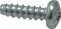 Value Collection - #8 Pan Head Phillips Sheet Metal Screw - Steel, 1/2" Length Under Head, Grade 2 - Exact Tooling