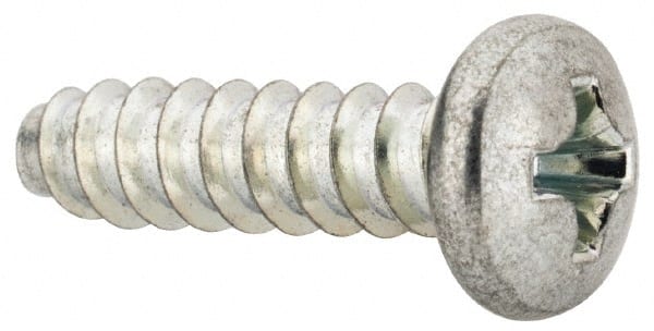 Value Collection - #8 Pan Head Phillips Sheet Metal Screw - Steel, 5/8" Length Under Head, Grade 2 - Exact Tooling