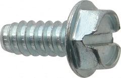 Value Collection - 5/16" Hex Washer Head Slotted Sheet Metal Screw - Steel, 3/4" Length Under Head, Grade 2 - Exact Tooling