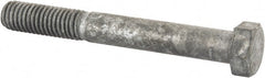 Value Collection - 1/2-13 Thread, 4" Length Under Head, Steel Hex Head Bolt - Hot Dipped Galvanized Coated, 3/4" Hex, UNC Thread, ANSI/ASME B18.2.2 & ASME B18.2.1, Grade 2 - Exact Tooling