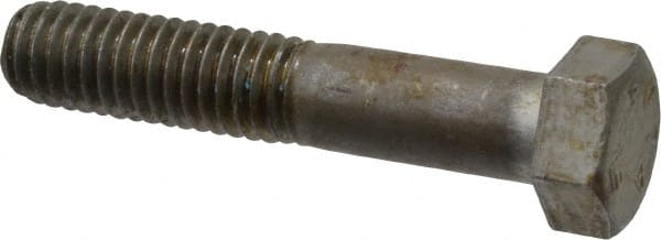 Value Collection - 3/8-16 Thread, 2" Length Under Head, Steel Hex Head Bolt - Uncoated, UNC Thread, ASTM A307, Grade 2 - Exact Tooling