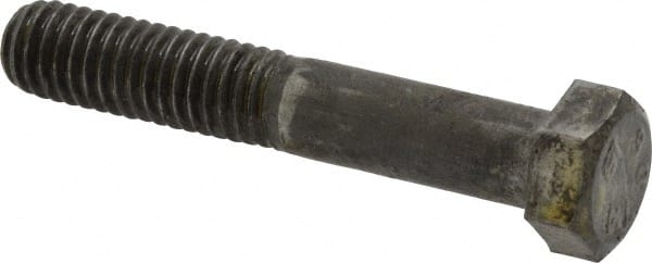 Value Collection - 3/8-16 Thread, 2-1/4" Length Under Head, Steel Hex Head Bolt - Uncoated, UNC Thread, ASTM A307, Grade 2 - Exact Tooling