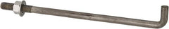Value Collection - 1/2-13, 10" OAL Bent Anchor Bolt - Grade 2 Steel - Exact Tooling