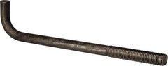 Value Collection - 3/4-10, 12" OAL Bent Anchor Bolt - Grade 2 Steel - Exact Tooling