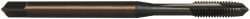 OSG - #10-32 UNF, 3 Flute, Oxide Finish, Vanadium High Speed Steel Spiral Point Tap - Plug Chamfer, Right Hand Thread, 70mm OAL, 7/8" Thread Length, 0.194" Shank Diam, 2B Class of Fit, Series 251 - Exact Tooling