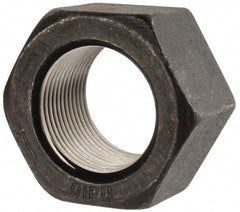 Value Collection - 1-3/8 - 12 UN Steel Right Hand Hex Nut - 2-1/16" Across Flats, 1-11/64" High, Uncoated - Exact Tooling