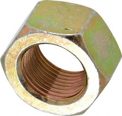 Value Collection - 7/8-14 UN Steel Right Hand Hex Nut - 1-5/16" Across Flats, 3/4" High, Zinc Yellow Dichromate Finish - Exact Tooling