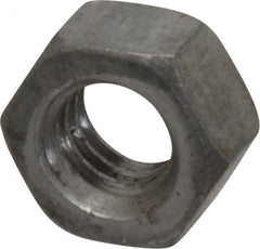 Value Collection - 5/16-18 UNC Steel Right Hand Hex Nut - 1/2" Across Flats, 0.2656" High, Uncoated - Exact Tooling