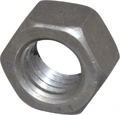 Value Collection - 1/2-13 UNC Steel Right Hand Hex Nut - 3/4" Across Flats, 7/16" High, Uncoated - Exact Tooling